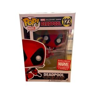Dead pool Funko Pop exclusive marvel collector corps #123 rare 2016